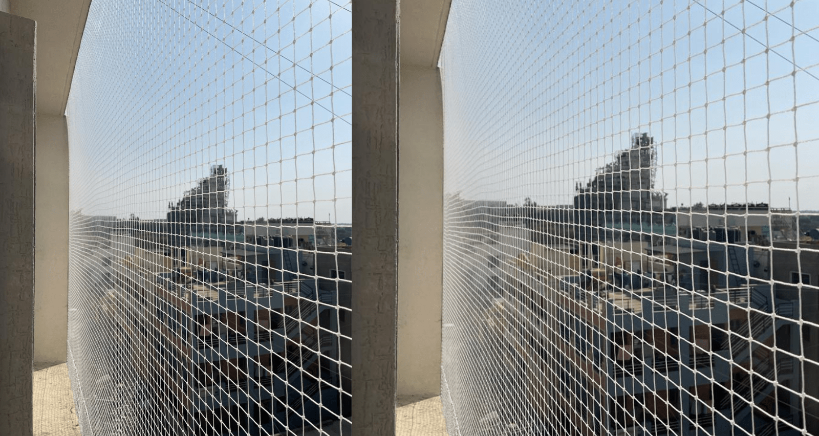 High Quality Transparent Pigeon Safety Nets in Bangalore by Dhanraj