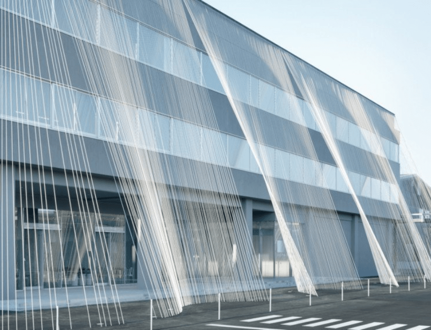 Glass Building Safety Nets